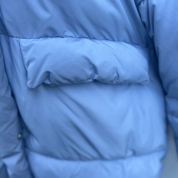 Zara Kids Sky Blue Puffer Coat winter coat size 13-14 years old warm cozy preppy - Picture 3 of 5